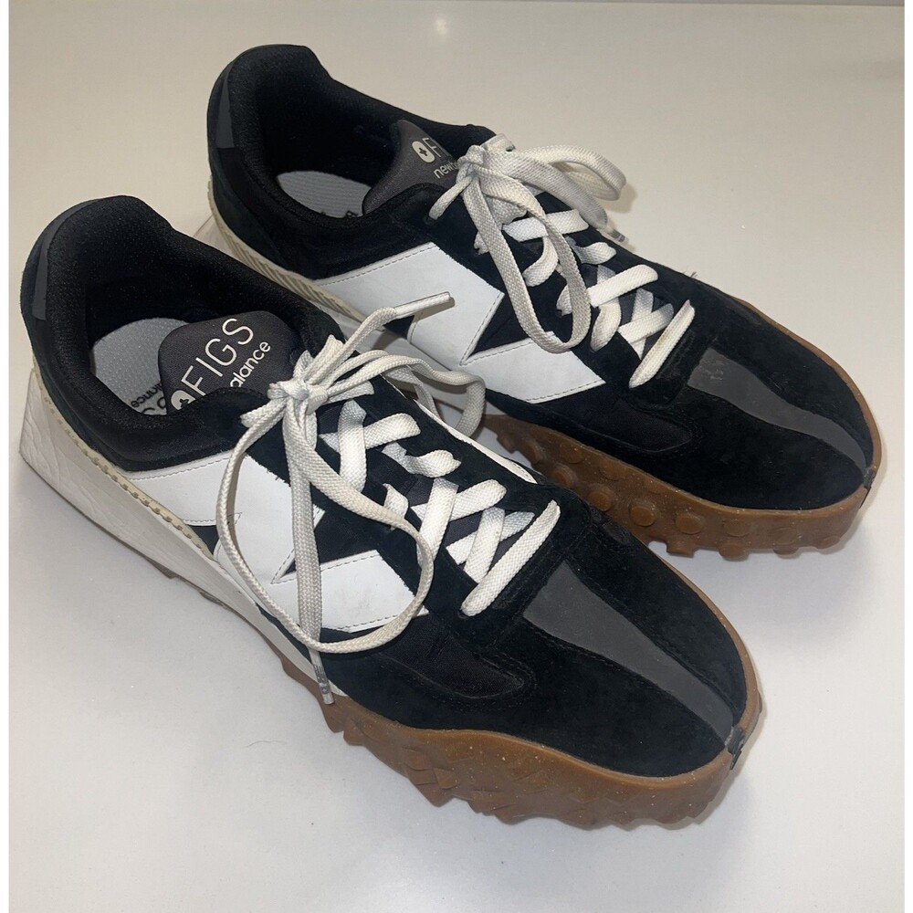 New Balance Figs  XC-72 Sneaker Black Oyster White Gum Size 9.5 Women’s 8 Men’s